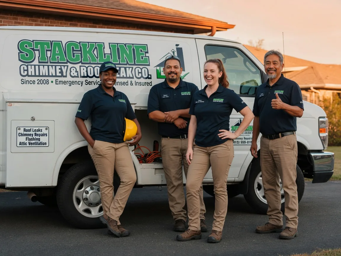 Chimney flashing repair company in Bellflower, IL